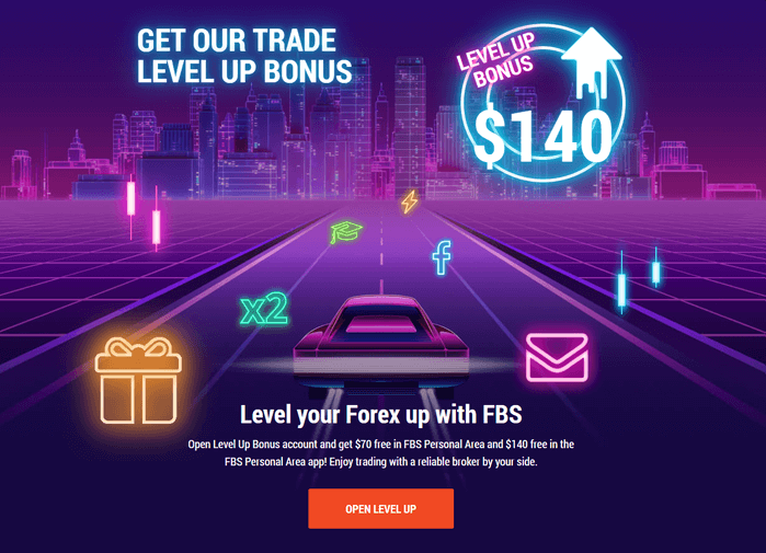 FBS $70 or $140 Level-up Bonus