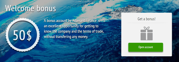 adamanfinance $50 no deposit bonus