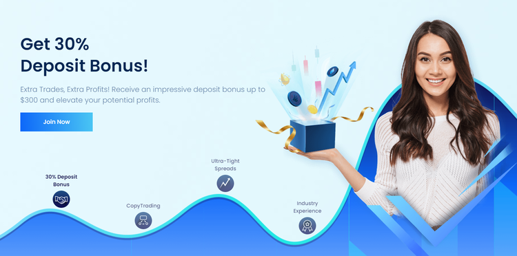 30% Deposit Bonus (up to $300) - CapitalXtend