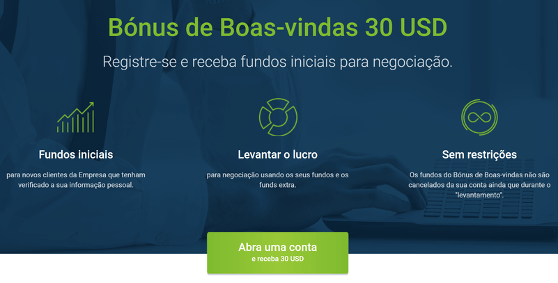 Bônus de $30 da RoboForex